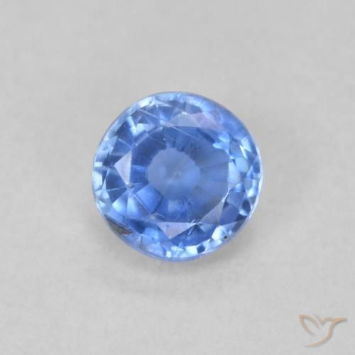 0.34ct Натуральный Голубые кианит, Круглый, VS-SI
