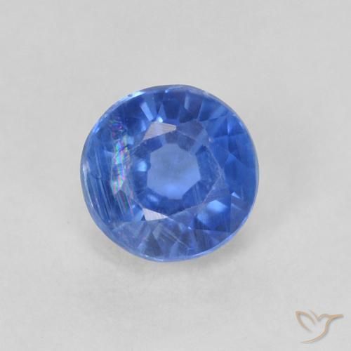 0.46ct Натуральный Светло-синий кианит, Круглый, SI