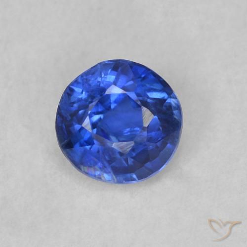0.36ct Натуральный Настоящий синий кианит, Круглый, SI