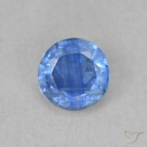 0.39ct Натуральный Светло-синий кианит, Круглый, SI