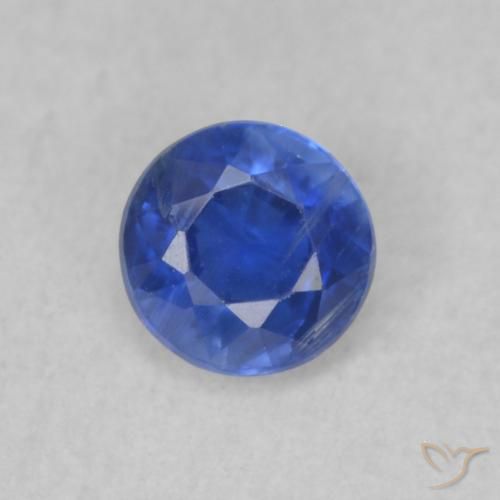 0.42ct Натуральный Голубые кианит, Круглый, SI