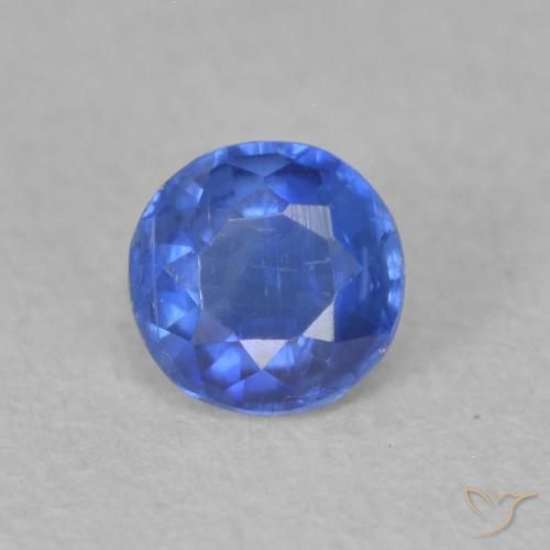 0.33ct Натуральный Настоящий синий кианит, Круглый, SI