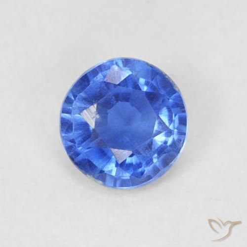 0.31ct Натуральный Глубокий лазурно-синий кианит, Круглый, VS-SI