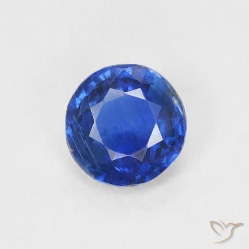 0.31ct Натуральный Настоящий синий кианит, Круглый, SI
