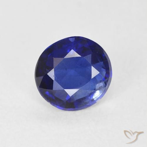 0.47ct Натуральный Королевский синий кианит, Круглый, SI