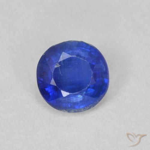 0.32ct Натуральный Ярко-голубой кианит, Круглый, VS-SI