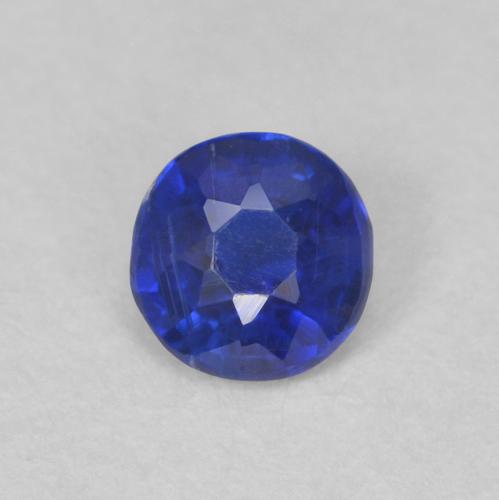 0.33ct Натуральный Темно-синий кианит, Круглый, VS-SI