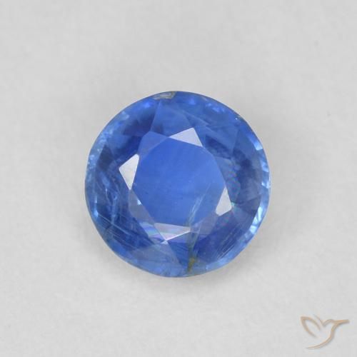 0.60ct Натуральный Светло-синий кианит, Круглый, SI