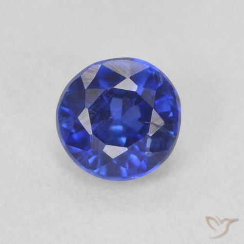 0.39ct Натуральный Королевский синий кианит, Круглый, VS-SI