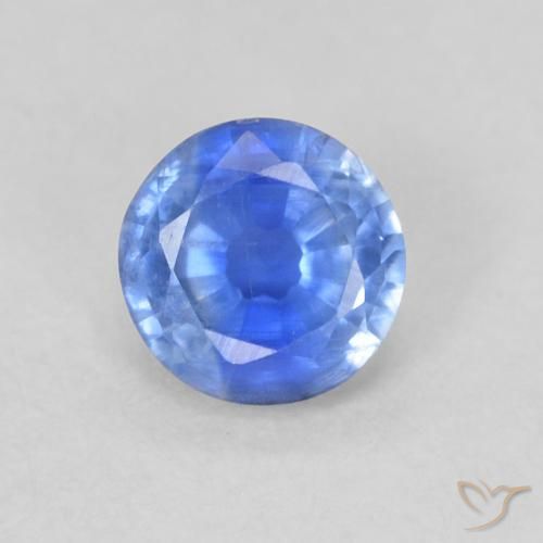0.35ct Натуральный Светло-синий кианит, Круглый, VS-SI