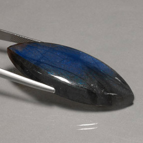 43.96 карата, натуральный Многоцветный Лабрадорит, Прозрачный, Полупрозрачный