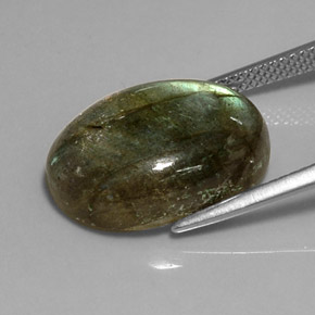 Натуральный многоцветный лабрадорит 12,73 карата прозрачный, полупрозрачный