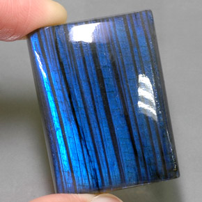 111.35 карата, натуральный Многоцветный Лабрадорит, Огранка Багет, Полупрозрачный