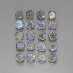  карата, натуральный Многоцветный Лабрадорит, Прозрачный, Полупрозрачный