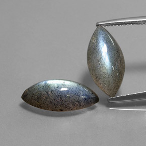 Натуральный Многоцветный Лабрадорит  карата Прозрачный, Полупрозрачный