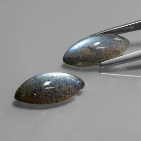 Натуральный Многоцветный Лабрадорит  карата Прозрачный, Полупрозрачный