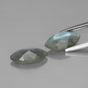  карата, натуральный Многоцветный Лабрадорит, Прозрачный, Полупрозрачный