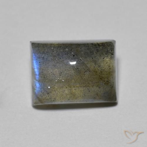 2.71ct Натуральный Многоцветный Лабрадорит, Огранка Багет, Прозрачный