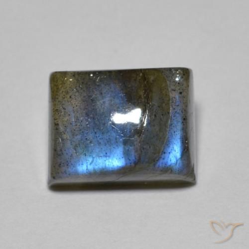 2.11ct Натуральный Многоцветный Лабрадорит, Огранка Багет, Полупрозрачный