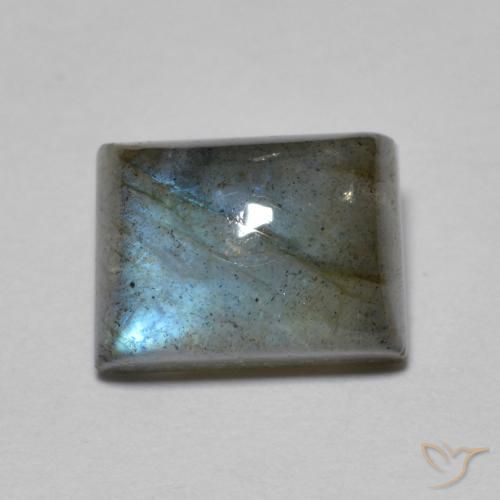 2.46ct Натуральный Многоцветный Лабрадорит, Огранка Багет, Полупрозрачный