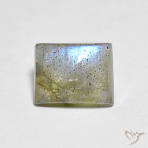 1.60ct Натуральный Многоцветный Лабрадорит, Огранка Багет, Прозрачный