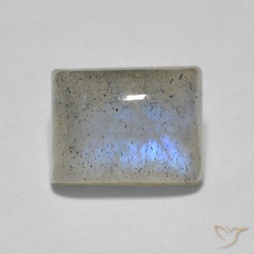 2.40ct Натуральный Многоцветный Лабрадорит, Огранка Багет, Полупрозрачный
