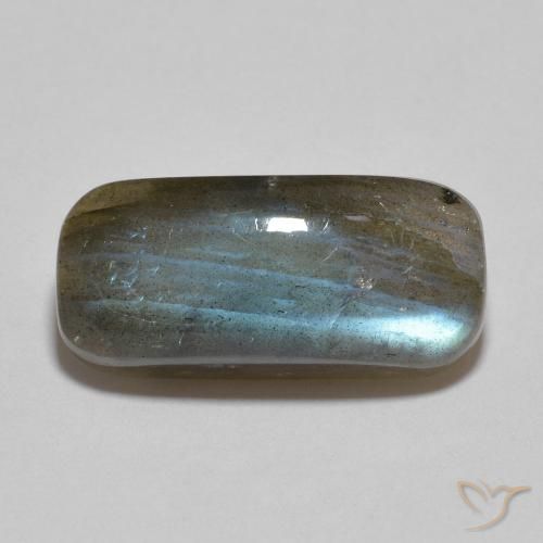 8.99ct Натуральный Многоцветный Лабрадорит, Подушка, Полупрозрачный