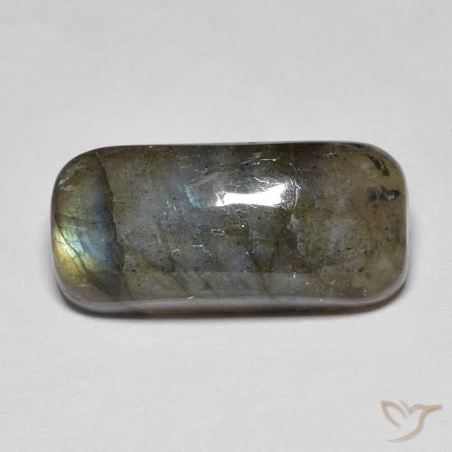 8.10ct Натуральный Многоцветный Лабрадорит, Подушка, Полупрозрачный