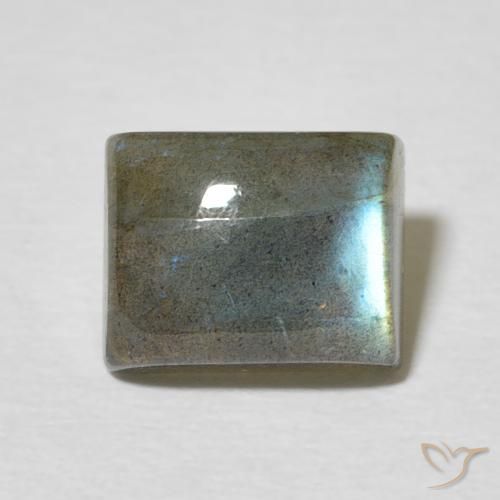3.20ct Натуральный Многоцветный Лабрадорит, Огранка Багет, Полупрозрачный