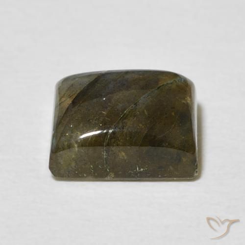 2.99 карата, натуральный Многоцветный Лабрадорит, Огранка Багет, Полупрозрачный
