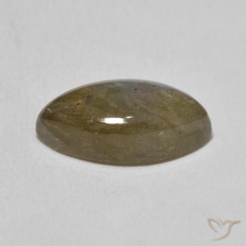 5.13 карата, натуральный Многоцветный Лабрадорит, Маркиза, Полупрозрачный