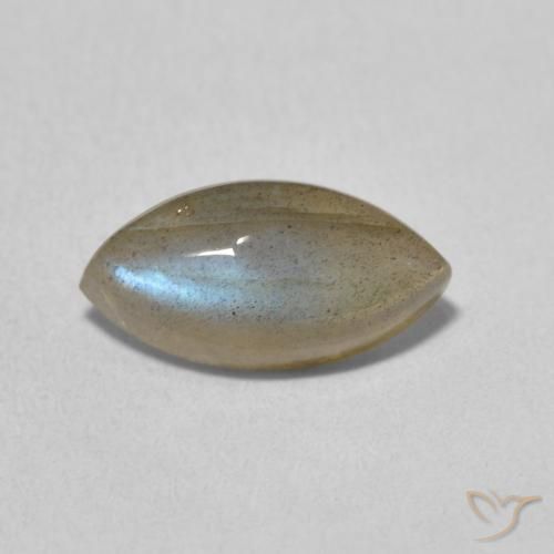 2.39ct Натуральный Многоцветный Лабрадорит, Маркиза, Полупрозрачный