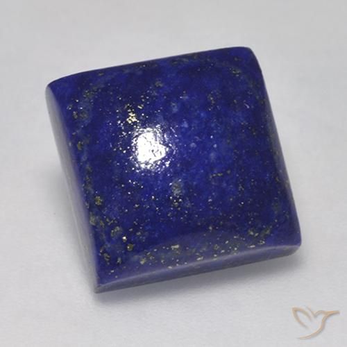 7.14ct Натуральный Очень темно-синий Лазурит, Квадрат, Непрозрачный