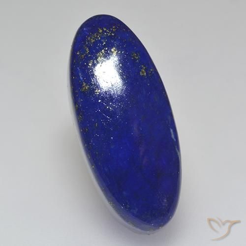 25.74ct Натуральный Интенсивный темно-синий Лазурит, Овал, Непрозрачный