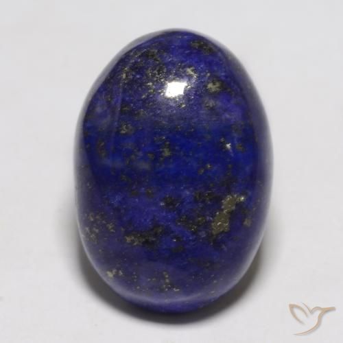 11.25ct Натуральный Темно-синий Лазурит, Овал, Непрозрачный