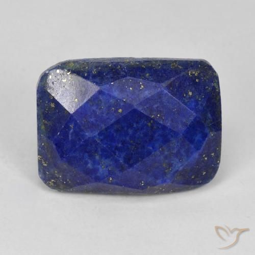 13.47ct Натуральный Темно-синий Лазурит, Подушка, Непрозрачный