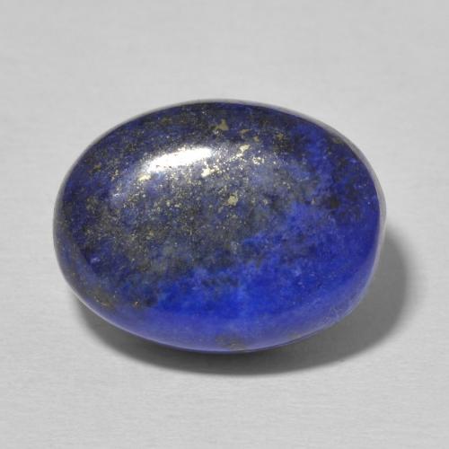 12.35ct Натуральный Ярко-голубой Лазурит, Овал, Непрозрачный
