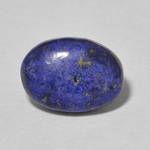 5.58ct Натуральный Темно-синий Лазурит, Овал, Непрозрачный