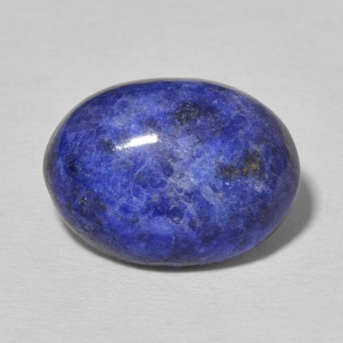 8.35ct Натуральный Темно-синий Лазурит, Овал, Непрозрачный