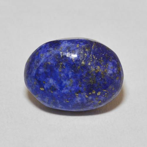 6.62ct Натуральный Глубокий египетский синий Лазурит, Овал, Непрозрачный