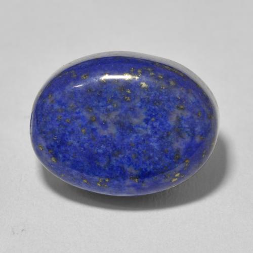 15.21ct Натуральный Темно-синий Лазурит, Овал, Непрозрачный