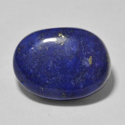 14.32ct Натуральный Темно-синий Лазурит, Овал, Непрозрачный