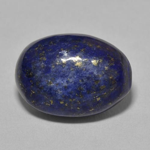 13.24ct Натуральный Темно-синий Лазурит, Овал, Непрозрачный