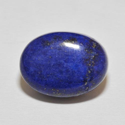 16.27ct Натуральный Темно-синий Лазурит, Овал, Непрозрачный