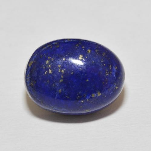 11.48ct Натуральный Темно-синий Лазурит, Овал, Непрозрачный