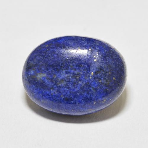17.44ct Натуральный Темно-синий Лазурит, Овал, Непрозрачный