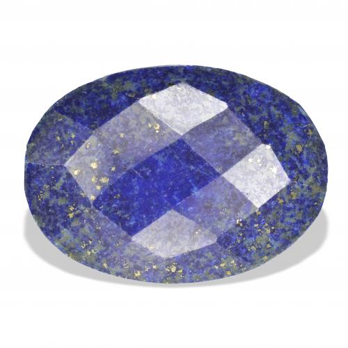 25.54ct Натуральный Темно-синий Лазурит, Овал, Непрозрачный