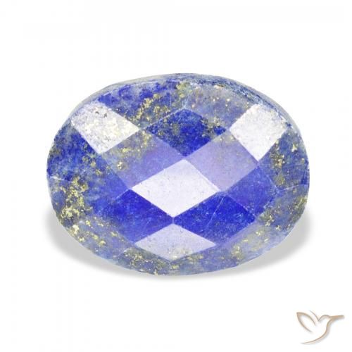 19.70ct Натуральный Ярко-голубой Лазурит, Овал, Непрозрачный
