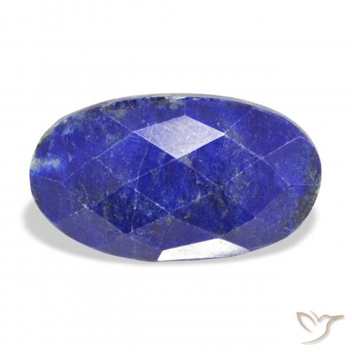 18.84ct Натуральный Темно-синий Лазурит, Овал, Непрозрачный
