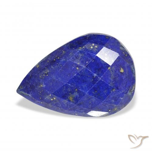 14.18ct Натуральный Темно-синий Лазурит, Форма груши, Непрозрачный